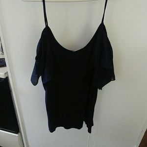 Navy blue top